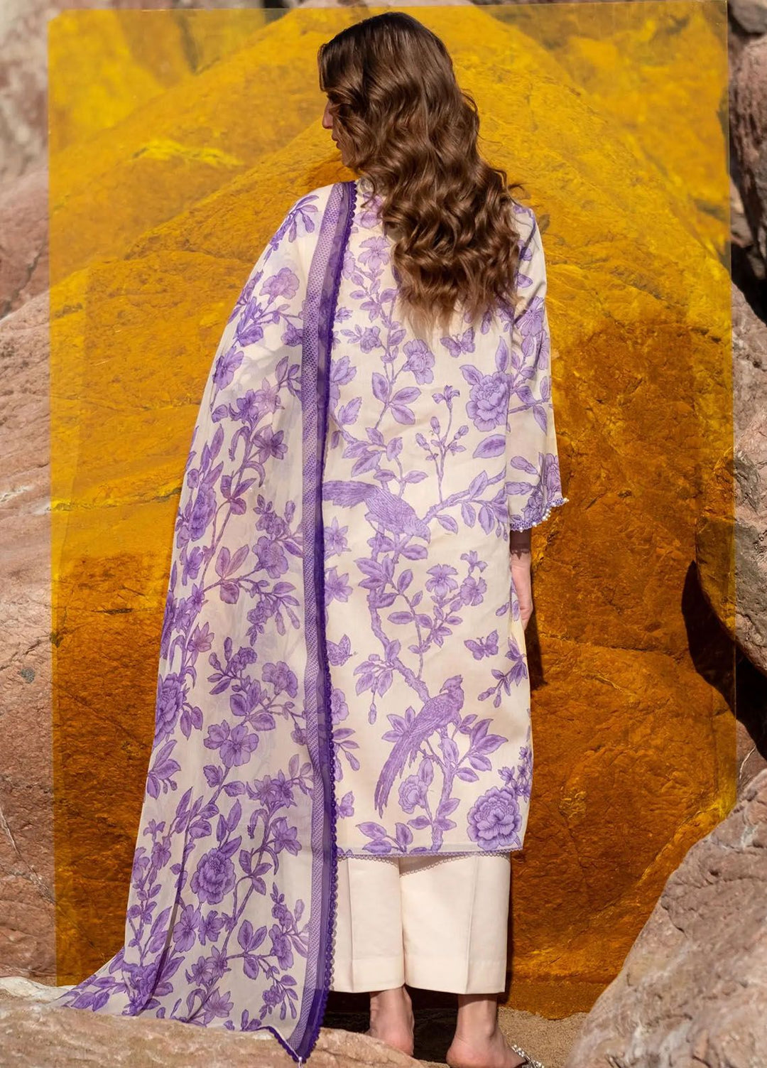 Mahay by Sana Safinaz Embroidered Lawn Suits Unstitched 3 Piece SS24MH 1B - Spring Summer Collection