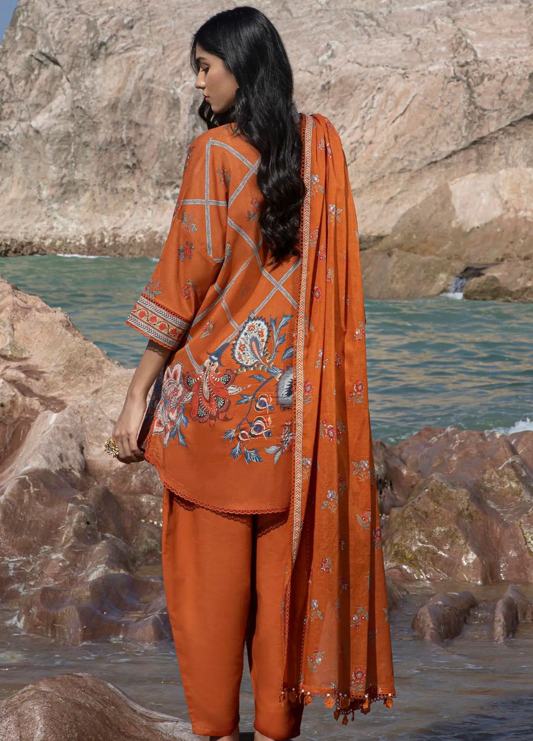 Mahay by Sana Safinaz Embroidered Lawn Suits Unstitched 3 Piece SS24MH 20A - Spring Summer Collection