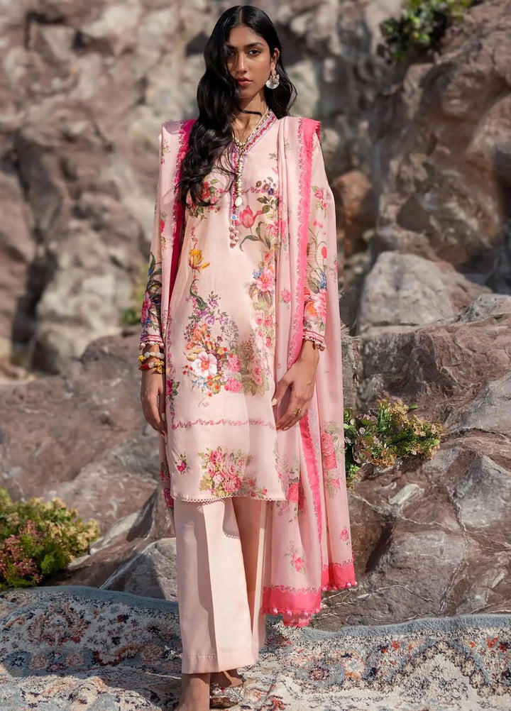 Mahay by Sana Safinaz Embroidered Lawn Suits Unstitched 3 Piece SS24MH 26A - Spring Summer Collection