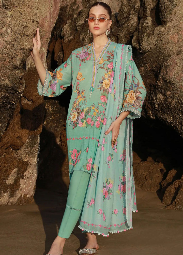 Mahay by Sana Safinaz Embroidered Lawn Suits Unstitched 3 Piece SS24MH 26B - Spring Summer Collection