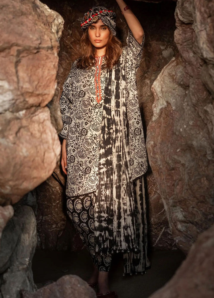 Mahay by Sana Safinaz Embroidered Lawn Suits Unstitched 3 Piece SS24MH 8A - Spring Summer Collection