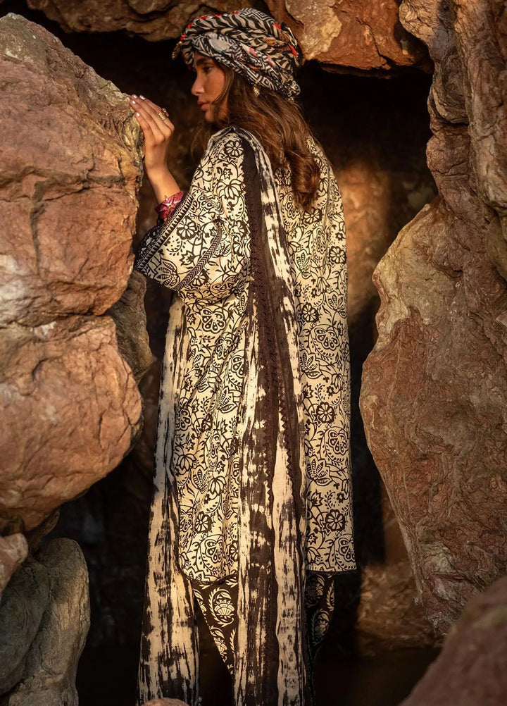 Mahay by Sana Safinaz Embroidered Lawn Suits Unstitched 3 Piece SS24MH 8A - Spring Summer Collection