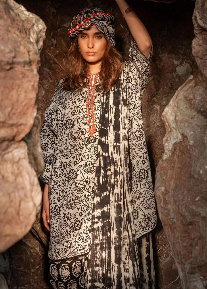 Mahay by Sana Safinaz Embroidered Lawn Suits Unstitched 3 Piece SS24MH 8A - Spring Summer Collection