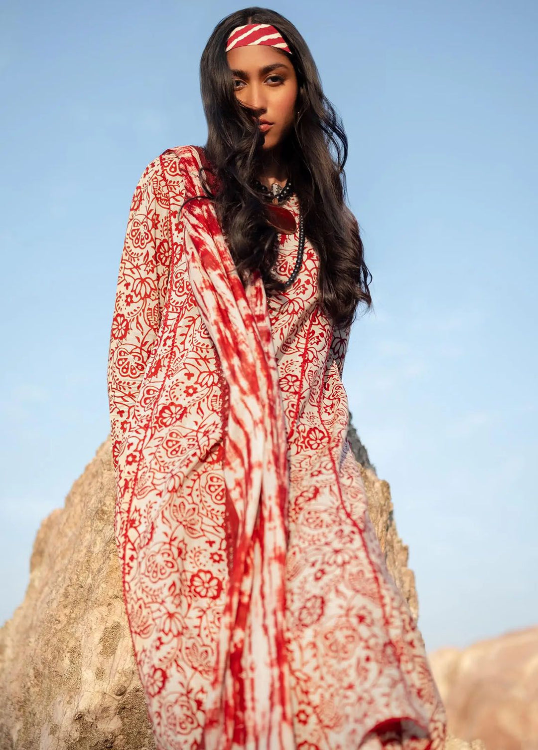 Mahay by Sana Safinaz Embroidered Lawn Suits Unstitched 3 Piece SS24MH 8B - Spring Summer Collection