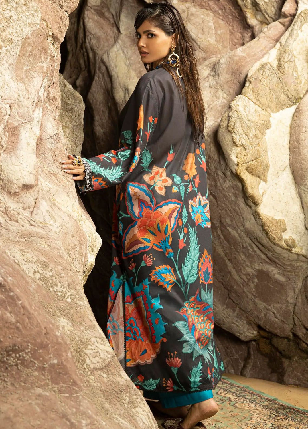 Mahay by Sana Safinaz Printed Lawn Suits Unstitched 2 Piece SS24MH 11A - Spring Summer Collection