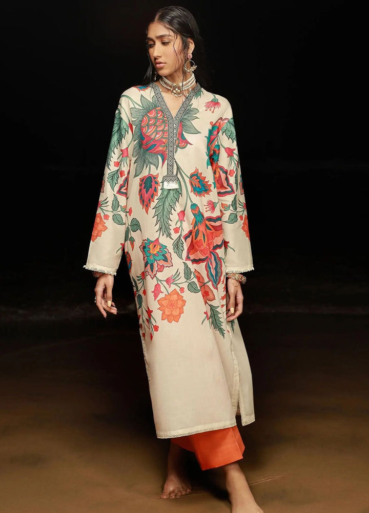 Mahay by Sana Safinaz Printed Lawn Suits Unstitched 2 Piece SS24MH 11B - Spring Summer Collection