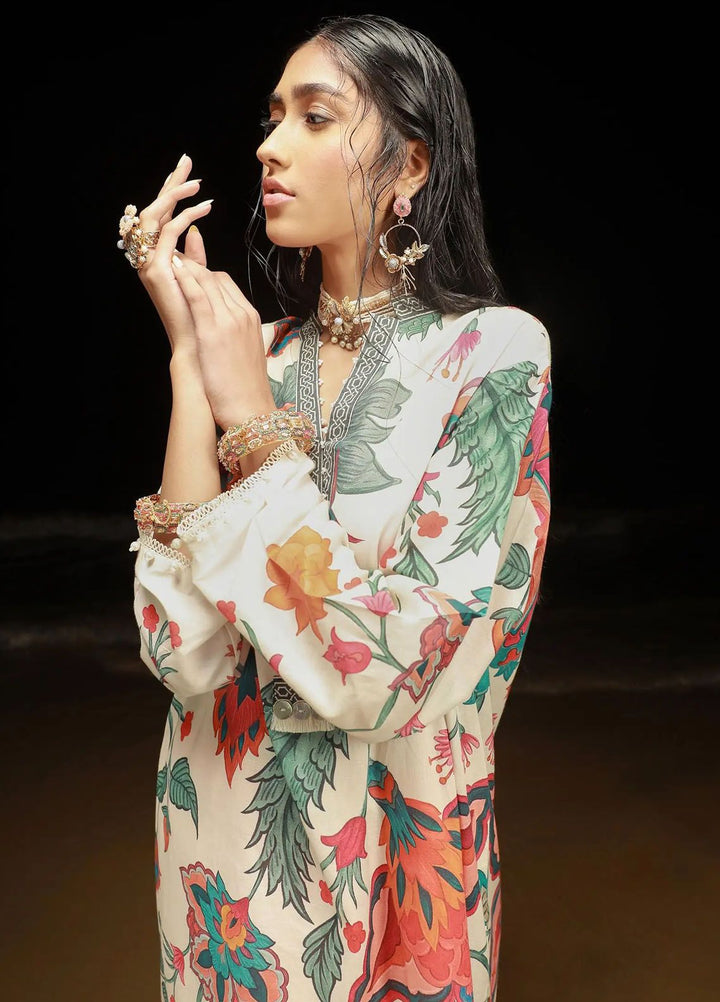 Mahay by Sana Safinaz Printed Lawn Suits Unstitched 2 Piece SS24MH 11B - Spring Summer Collection
