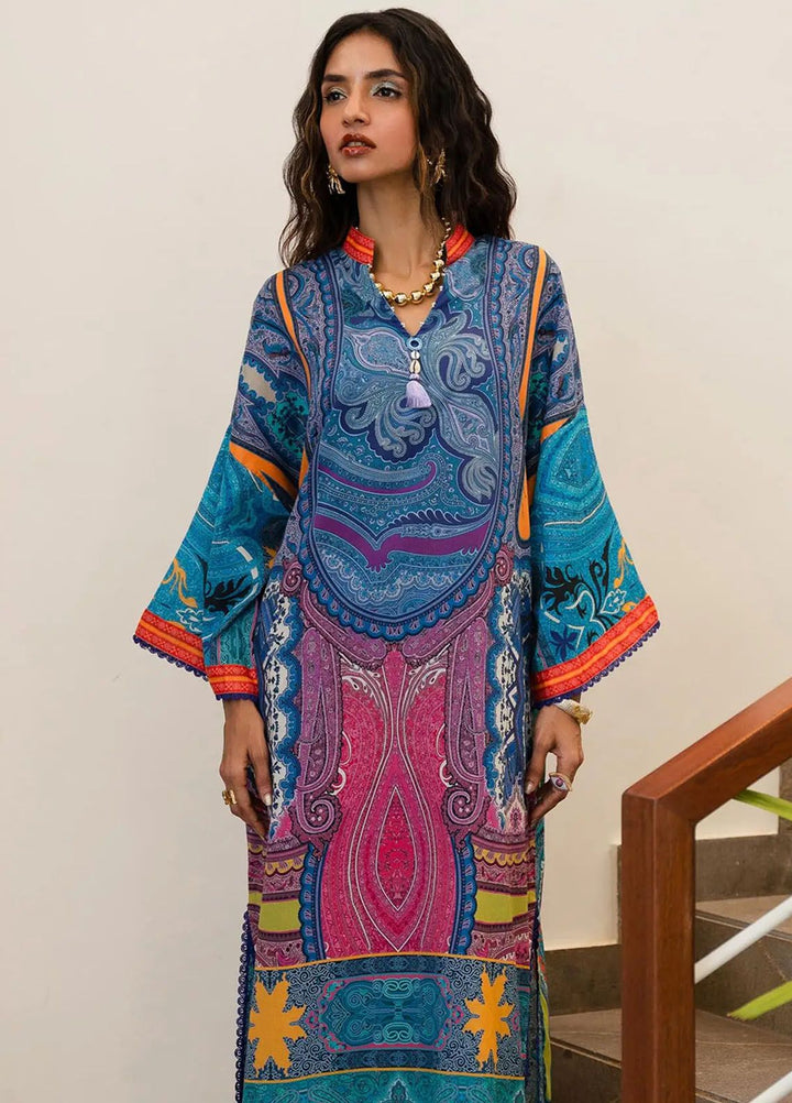 Mahay by Sana Safinaz Printed Lawn Suits Unstitched 2 Piece SS24MH 12B - Spring Summer Collection