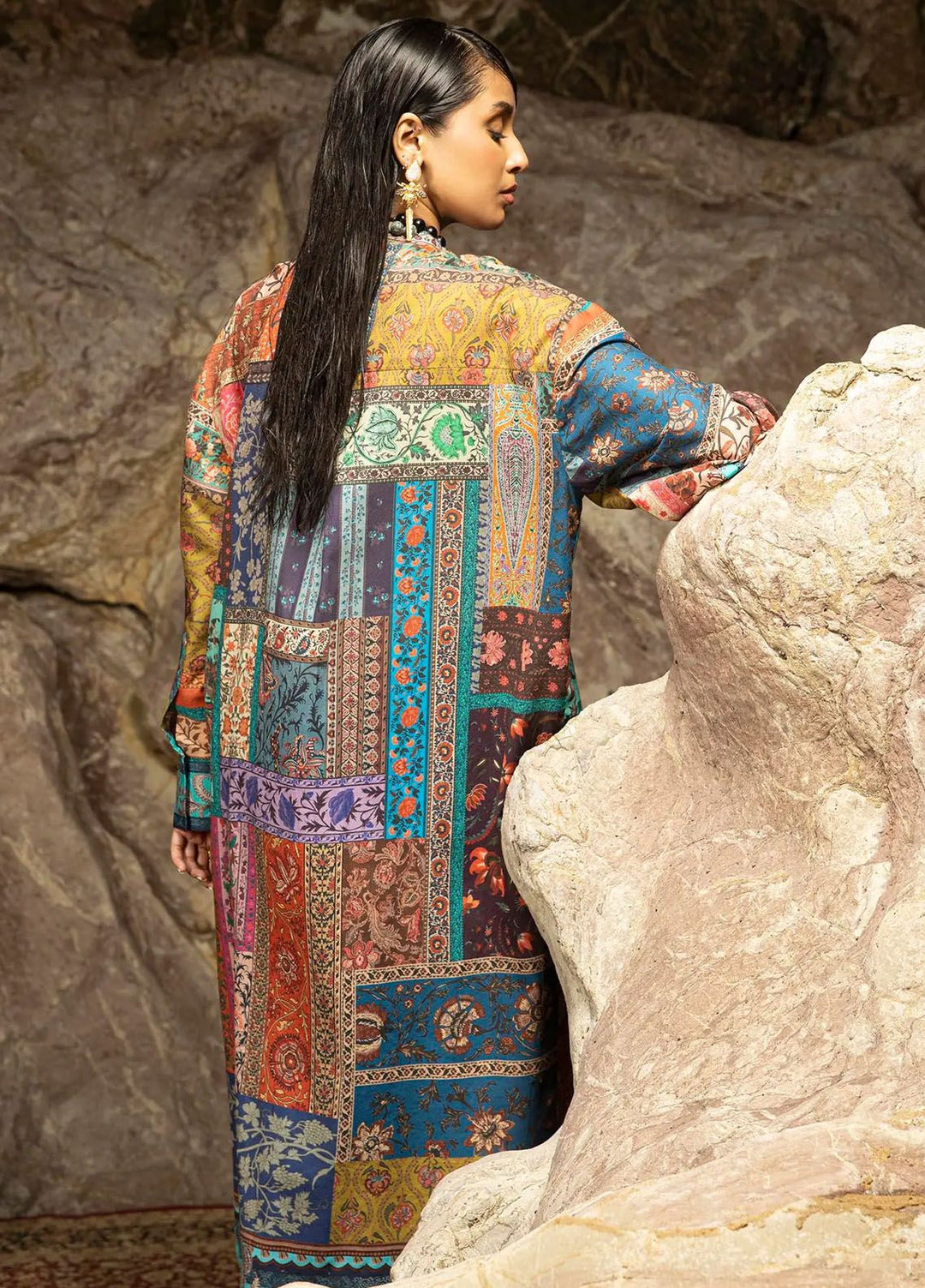 Mahay by Sana Safinaz Printed Lawn Suits Unstitched 2 Piece SS24MH 14B - Spring Summer Collection