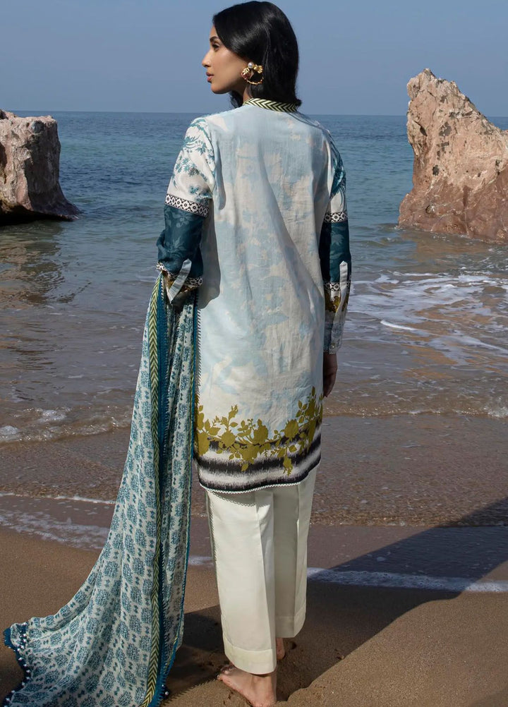 Mahay by Sana Safinaz Printed Lawn Suits Unstitched 2 Piece SS24MH 15A - Spring Summer Collection