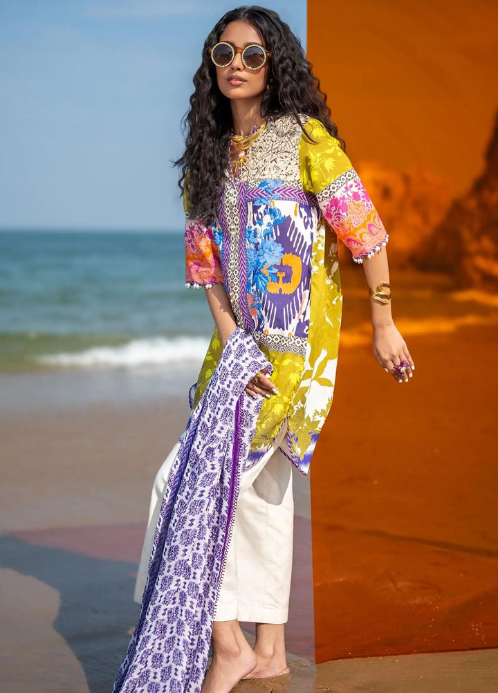 Mahay by Sana Safinaz Printed Lawn Suits Unstitched 2 Piece SS24MH 15B - Spring Summer Collection