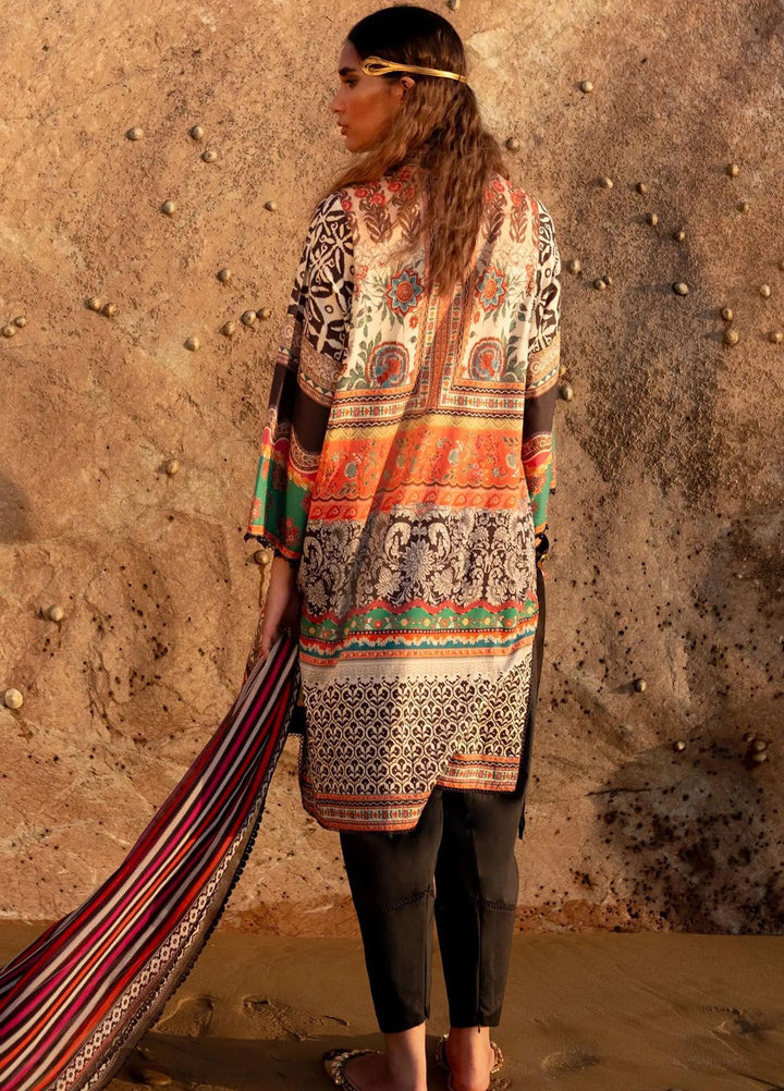 Mahay by Sana Safinaz Printed Lawn Suits Unstitched 2 Piece SS24MH 24A - Spring Summer Collection