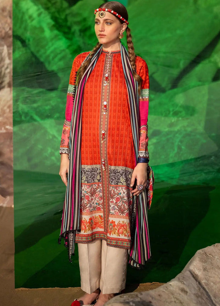 Mahay by Sana Safinaz Printed Lawn Suits Unstitched 2 Piece SS24MH 24B - Spring Summer Collection