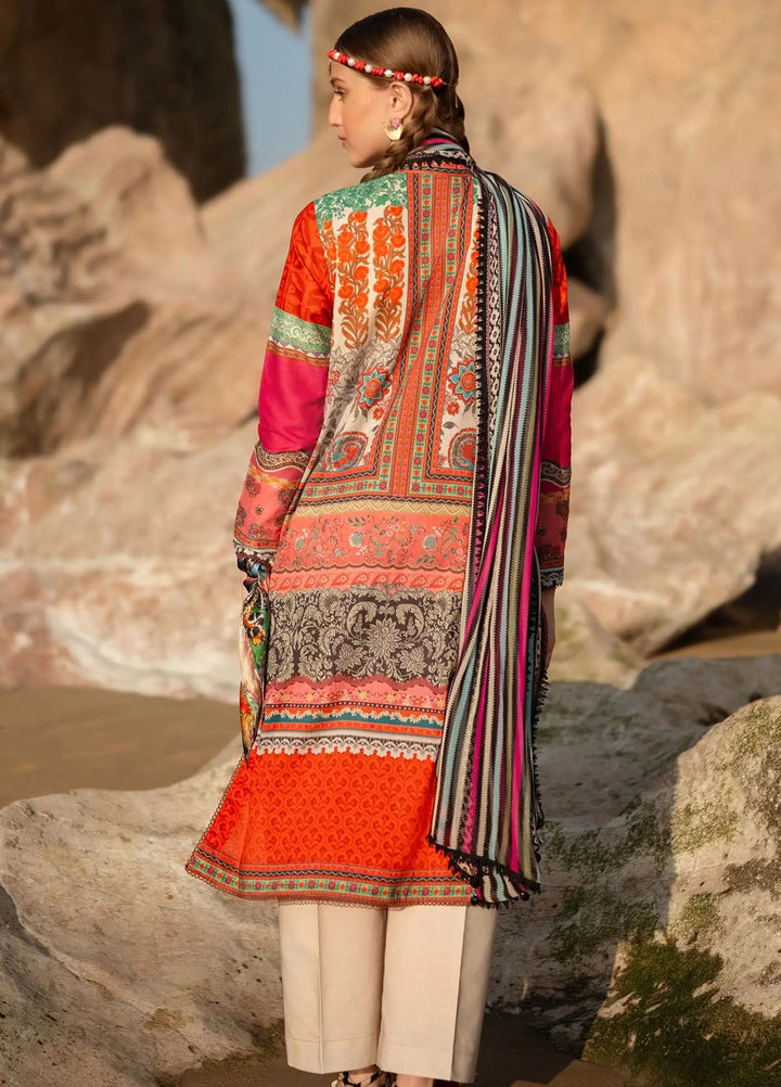 Mahay by Sana Safinaz Printed Lawn Suits Unstitched 2 Piece SS24MH 24B - Spring Summer Collection