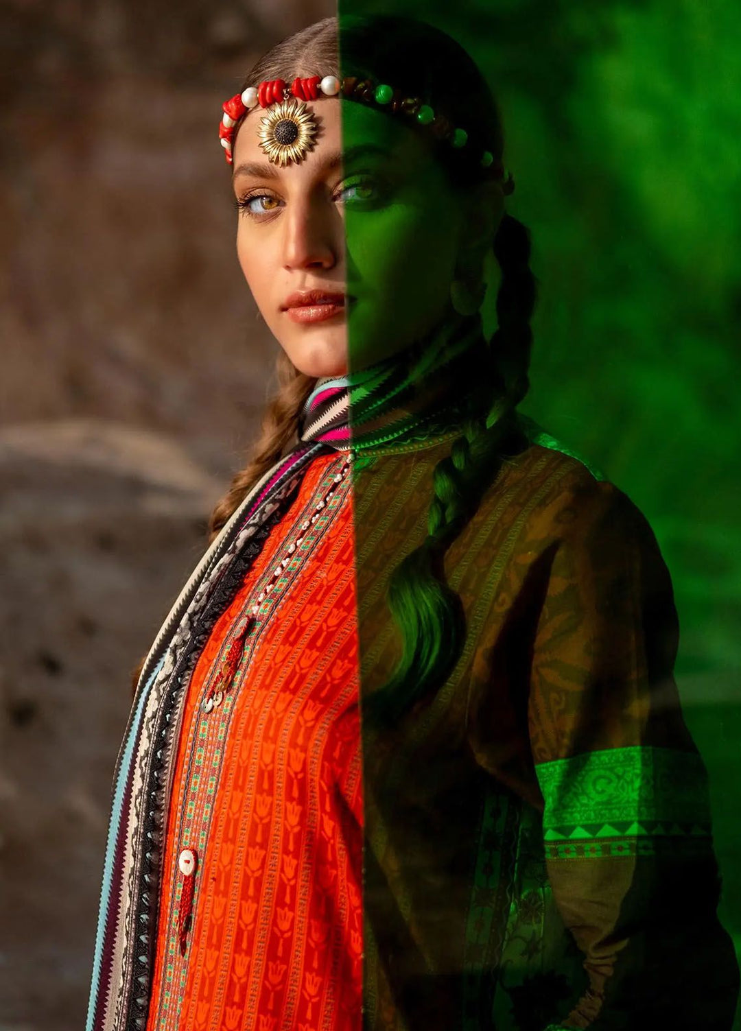 Mahay by Sana Safinaz Printed Lawn Suits Unstitched 2 Piece SS24MH 24B - Spring Summer Collection