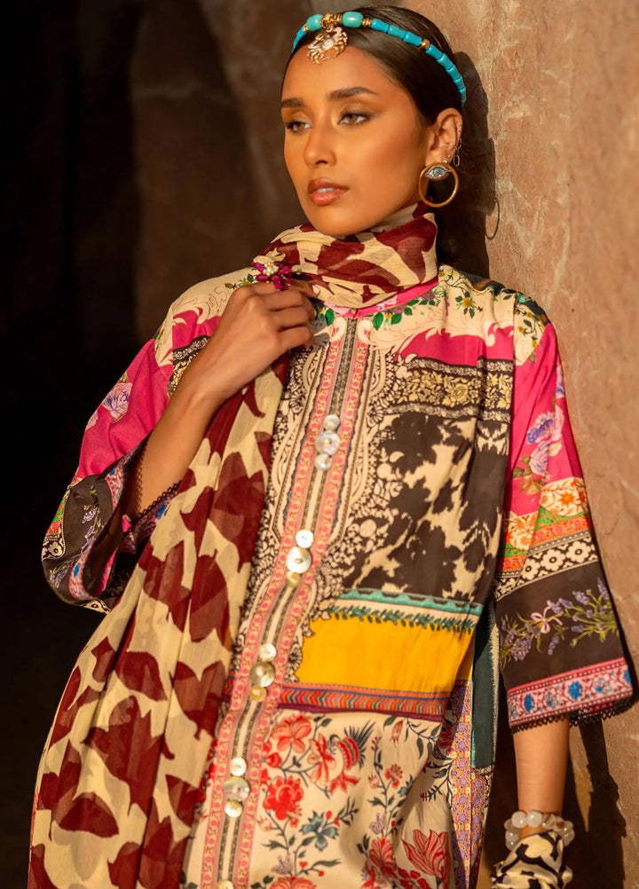Mahay by Sana Safinaz Printed Lawn Suits Unstitched 2 Piece SS24MH 27A - Spring Summer Collection
