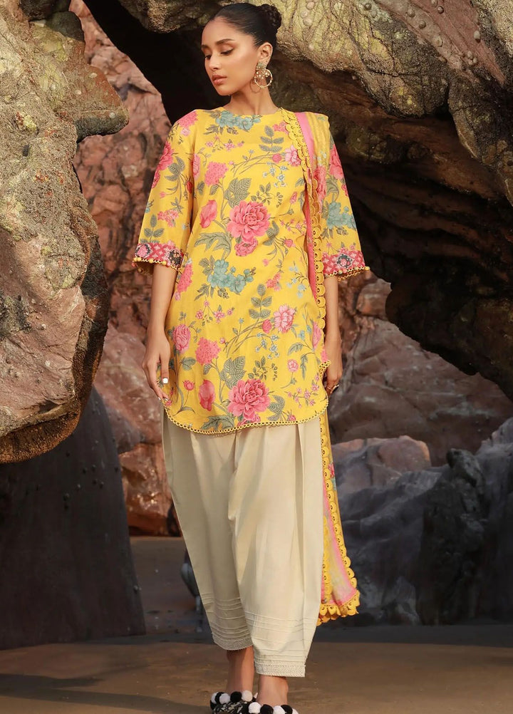 Mahay by Sana Safinaz Printed Lawn Suits Unstitched 2 Piece SS24MH 7B - Spring Summer Collection