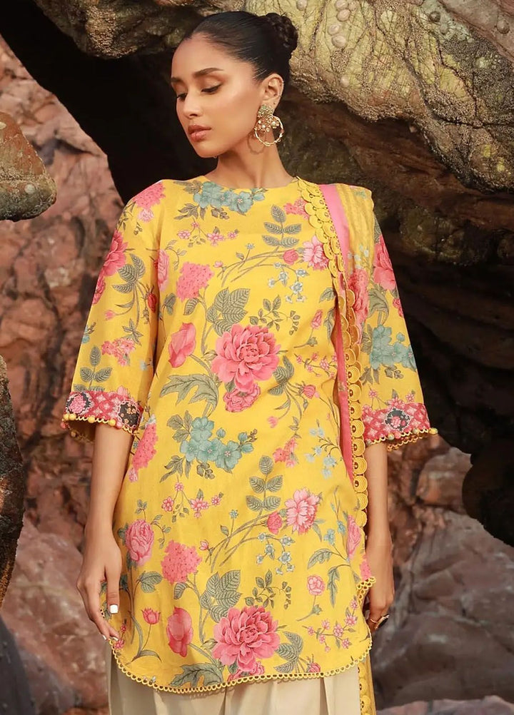 Mahay by Sana Safinaz Printed Lawn Suits Unstitched 2 Piece SS24MH 7B - Spring Summer Collection