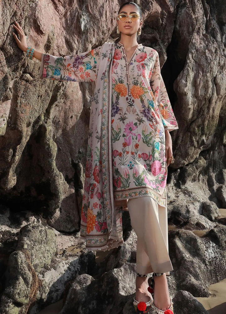 Mahay by Sana Safinaz Printed Lawn Suits Unstitched 3 Piece SS24MH 19B - Spring Summer Collection
