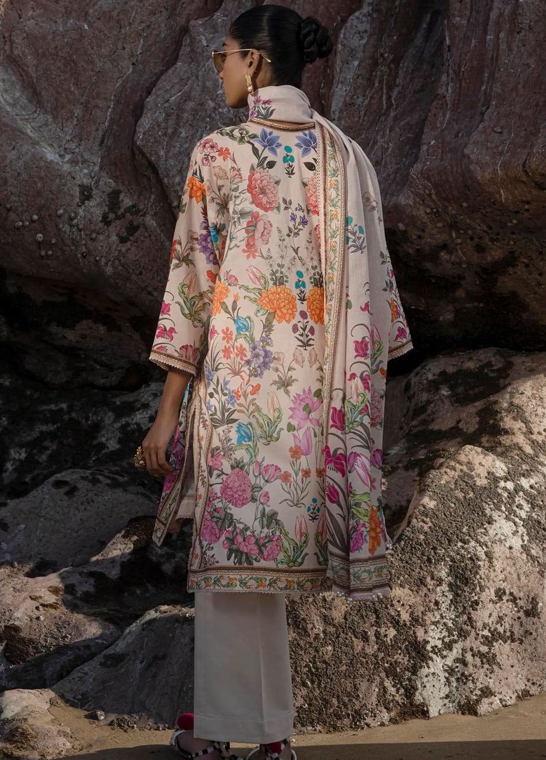 Mahay by Sana Safinaz Printed Lawn Suits Unstitched 3 Piece SS24MH 19B - Spring Summer Collection