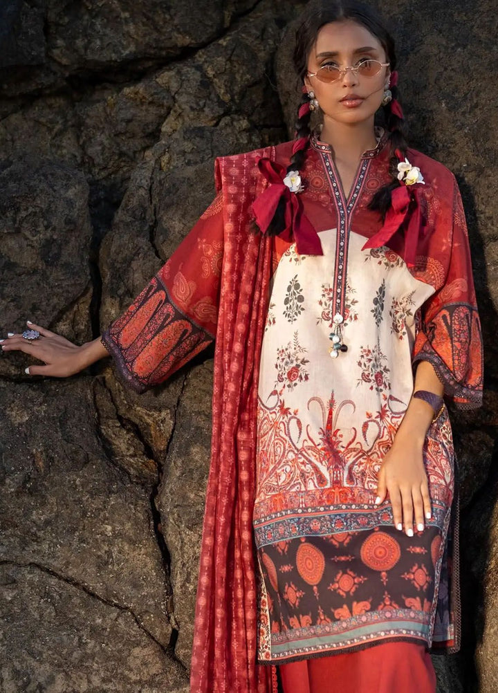 Mahay by Sana Safinaz Printed Lawn Suits Unstitched 3 Piece SS24MH 21A - Spring Summer Collection