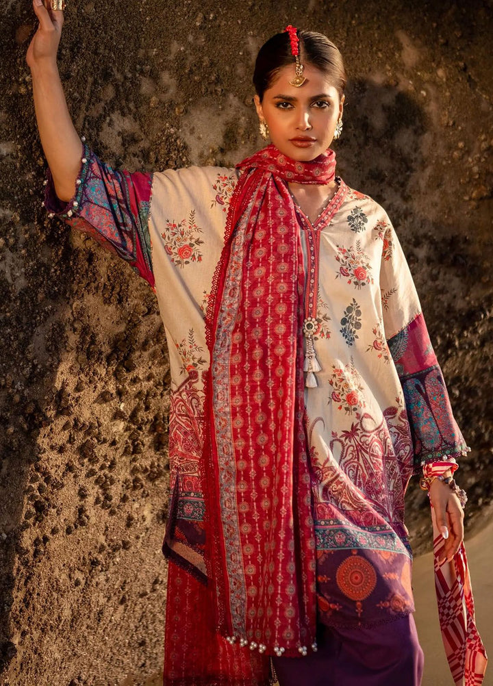 Mahay by Sana Safinaz Printed Lawn Suits Unstitched 3 Piece SS24MH 21B - Spring Summer Collection