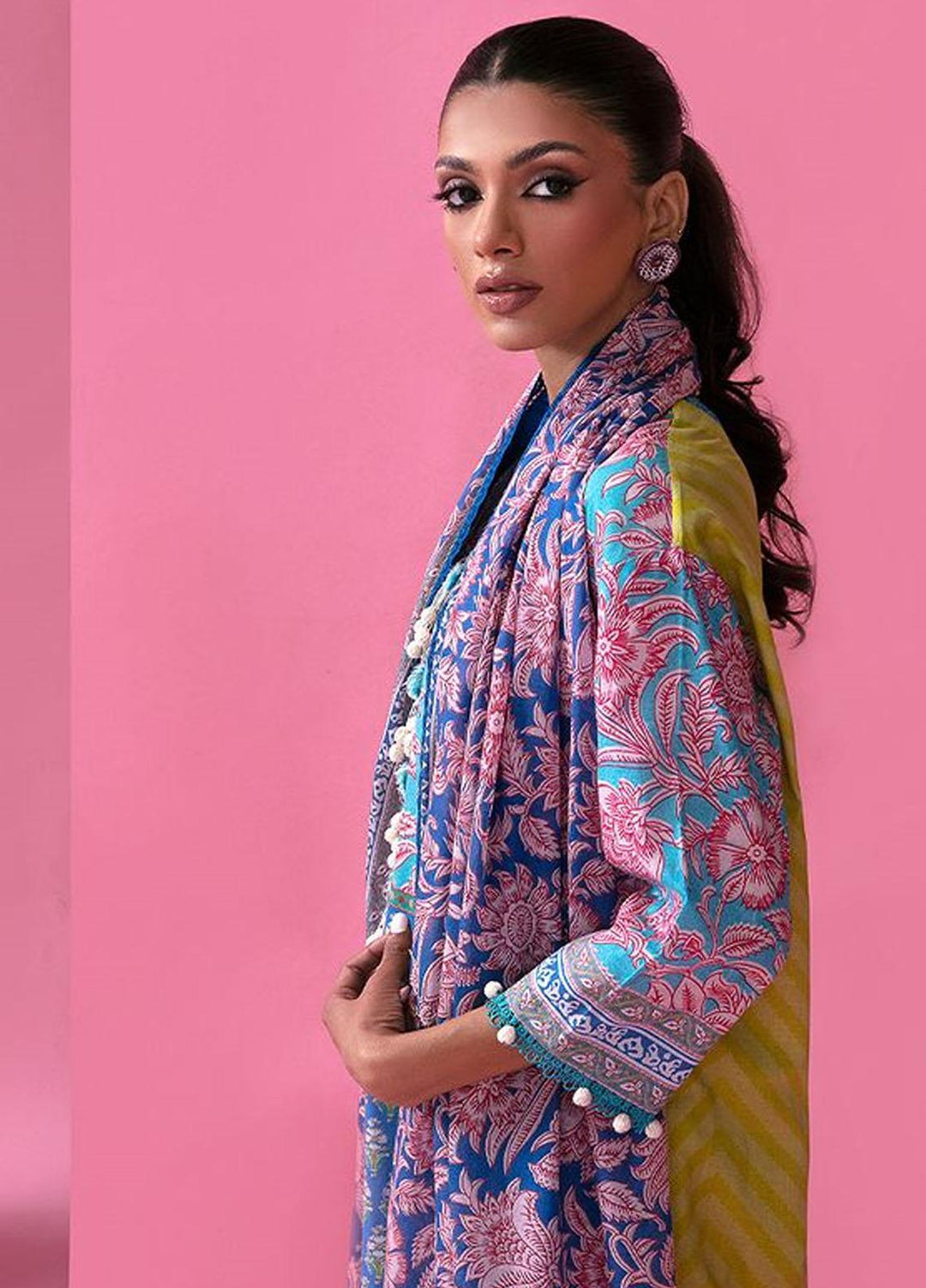 MAHAY by Sana Safinaz Printed Lawn Suits Unstitched 2 Piece SS23MH D-14A - Summer Collection