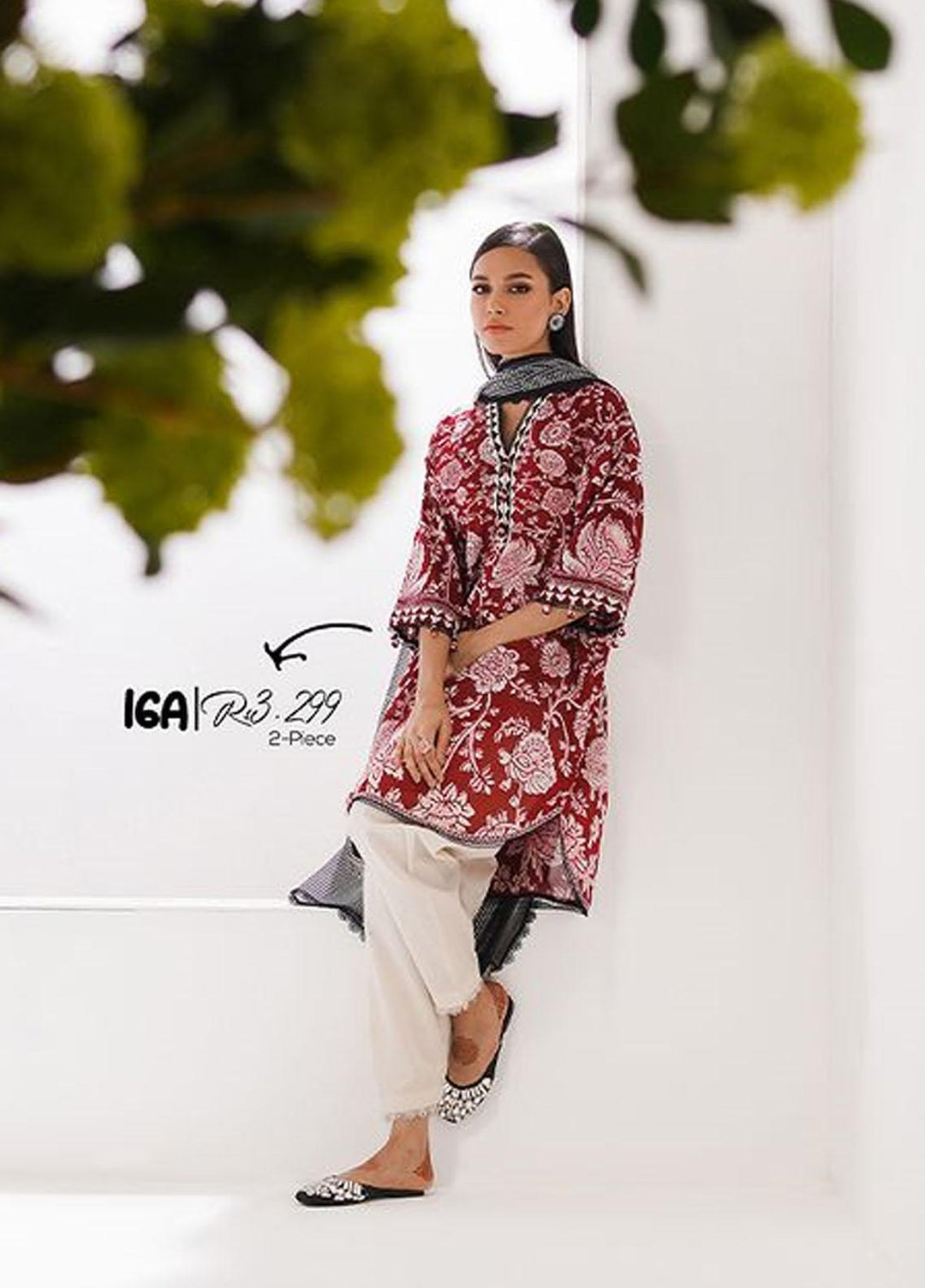 MAHAY by Sana Safinaz Embroidered Lawn Suits Unstitched 2 Piece SS23MH D-16A - Summer Collection