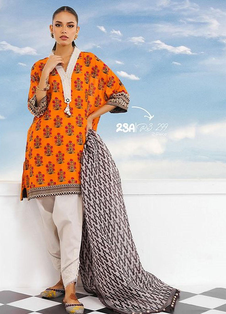 MAHAY by Sana Safinaz Embroidered Lawn Suits Unstitched 2 Piece SS23MH D-23A - Summer Collection