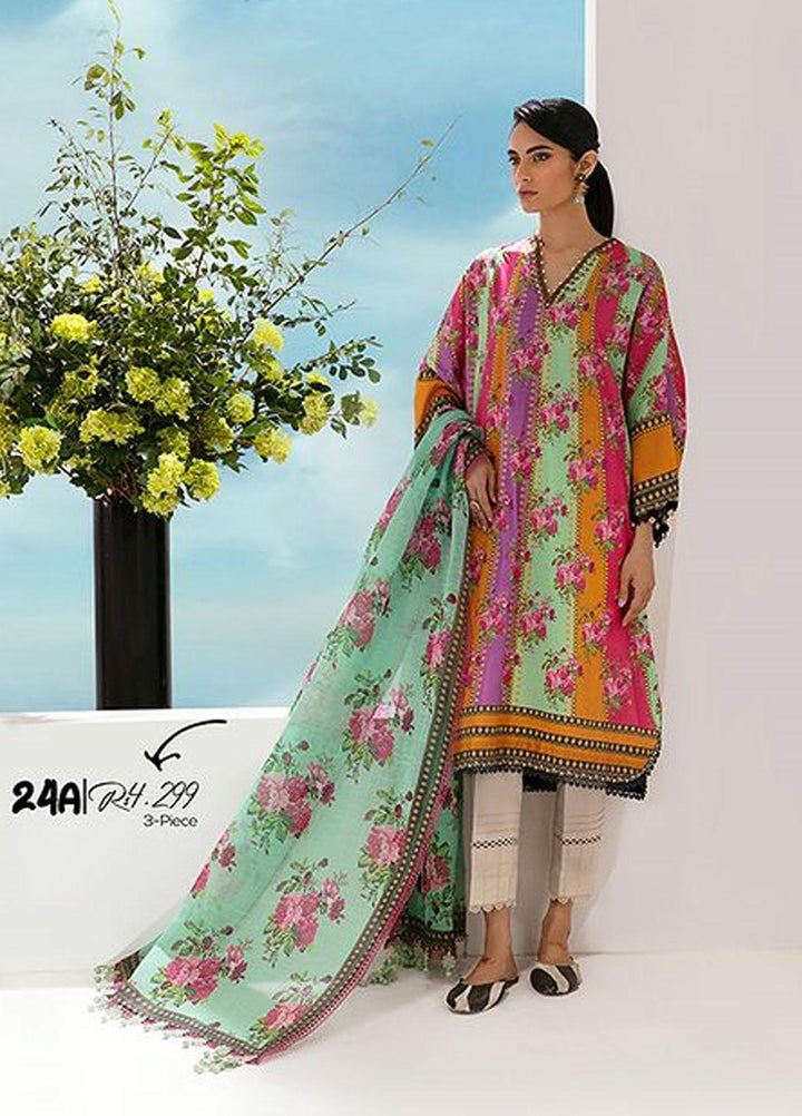 MAHAY by Sana Safinaz Embroidered Lawn Suits Unstitched 3 Piece SS23MH D-24A - Summer Collection