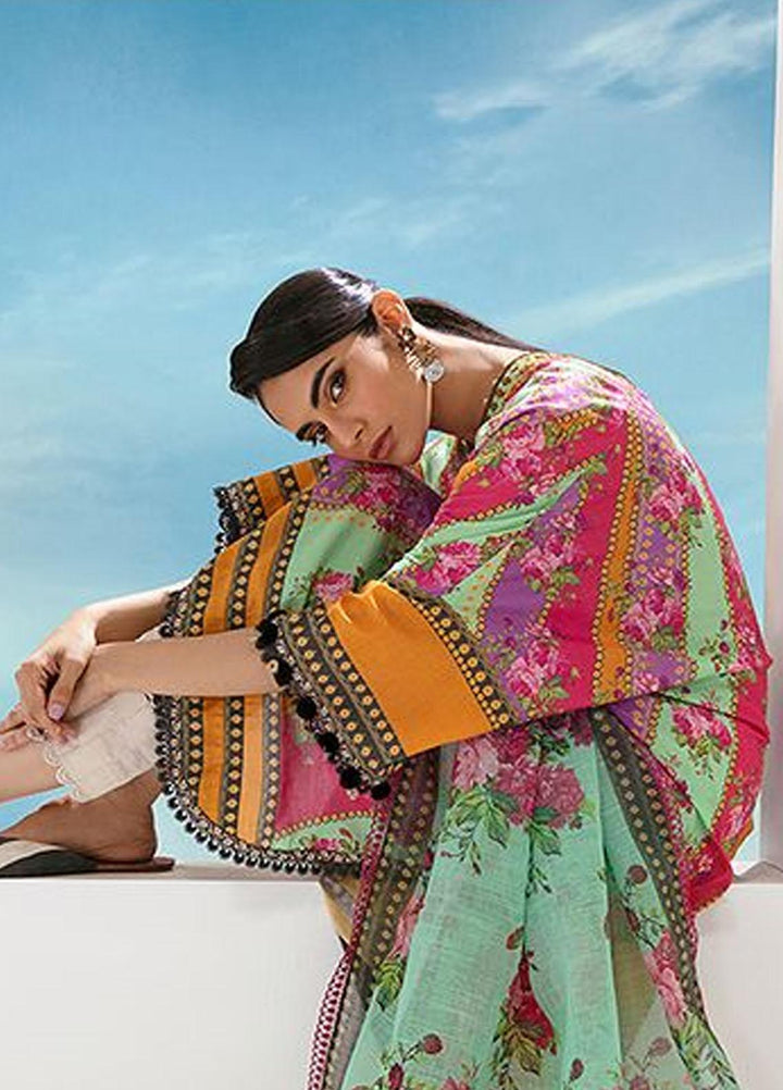 MAHAY by Sana Safinaz Embroidered Lawn Suits Unstitched 3 Piece SS23MH D-24A - Summer Collection