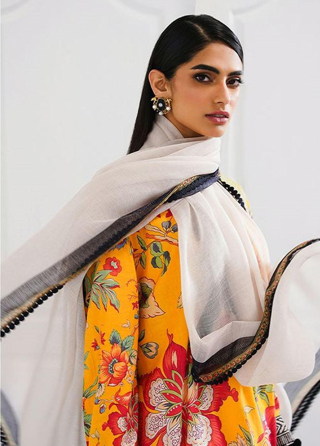 MAHAY by Sana Safinaz Printed Lawn Suits Unstitched 2 Piece SS23MH D-25A - Summer Collection