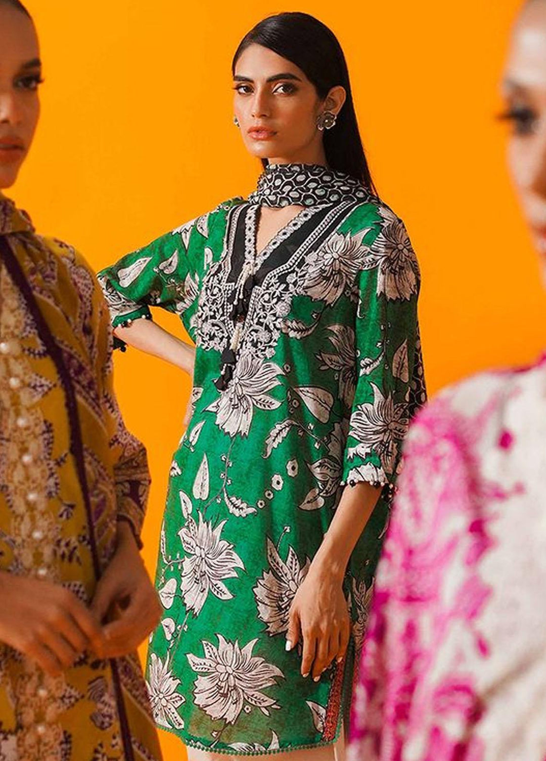 MAHAY by Sana Safinaz Embroidered Lawn Suits Unstitched 2 Piece SS23MH D-27A - Summer Collection