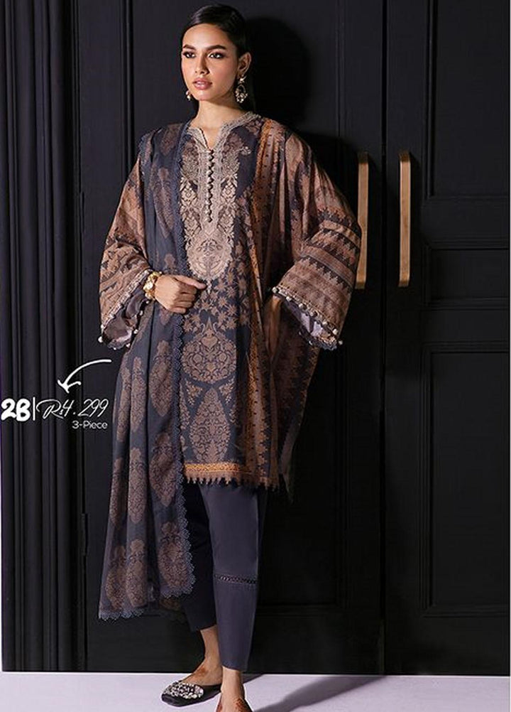 MAHAY by Sana Safinaz Embroidered Lawn Suits Unstitched 3 Piece SS23MH D-2B - Summer Collection