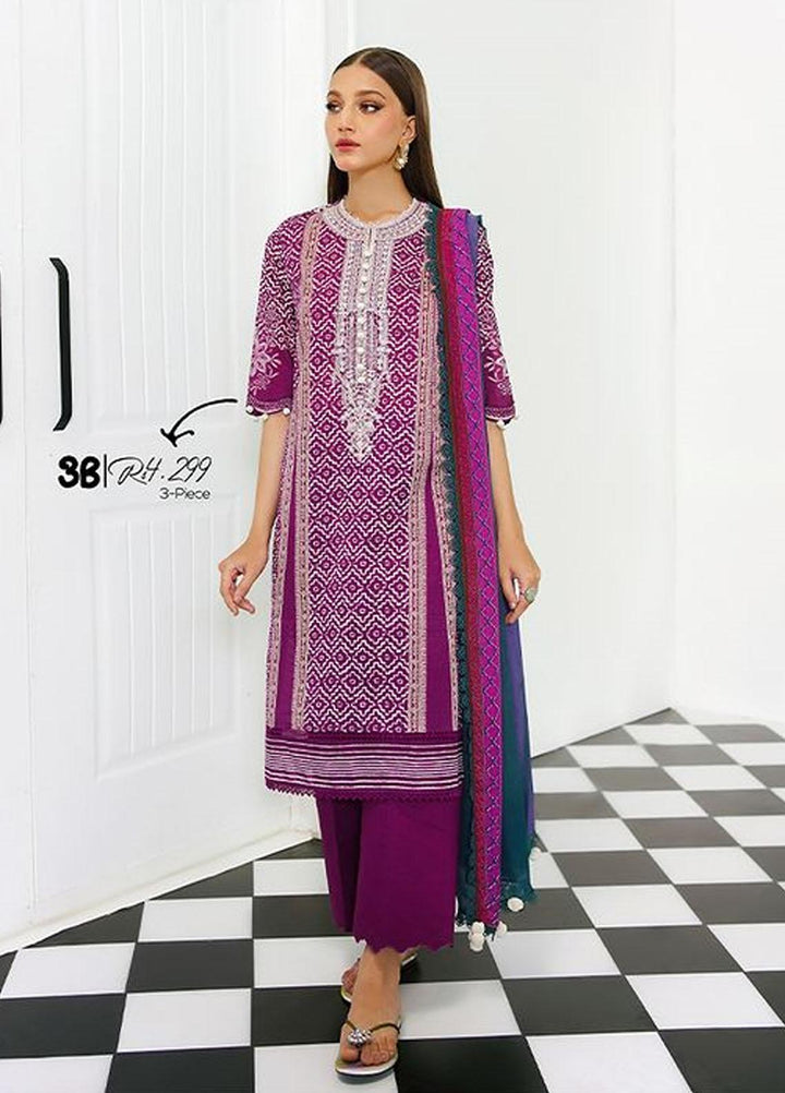 MAHAY by Sana Safinaz Embroidered Lawn Suits Unstitched 3 Piece SS23MH D-3B - Summer Collection