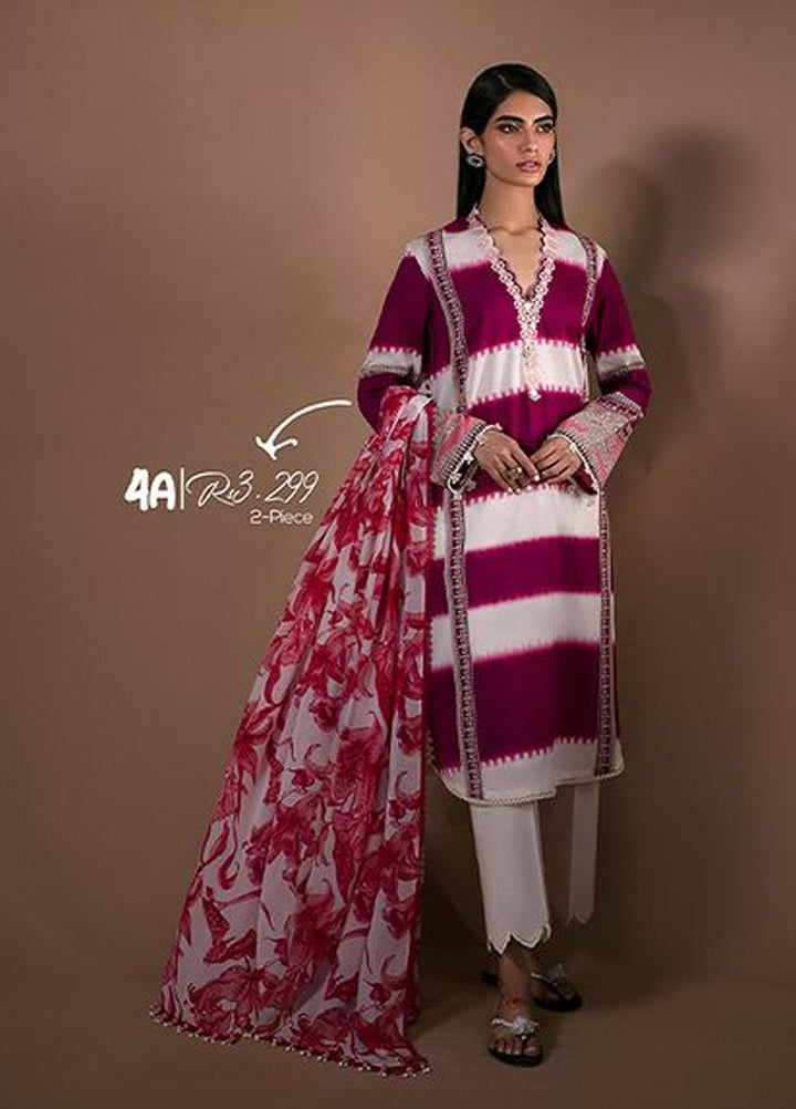 MAHAY by Sana Safinaz Embroidered Lawn Suits Unstitched 2 Piece SS23MH D-4A - Summer Collection