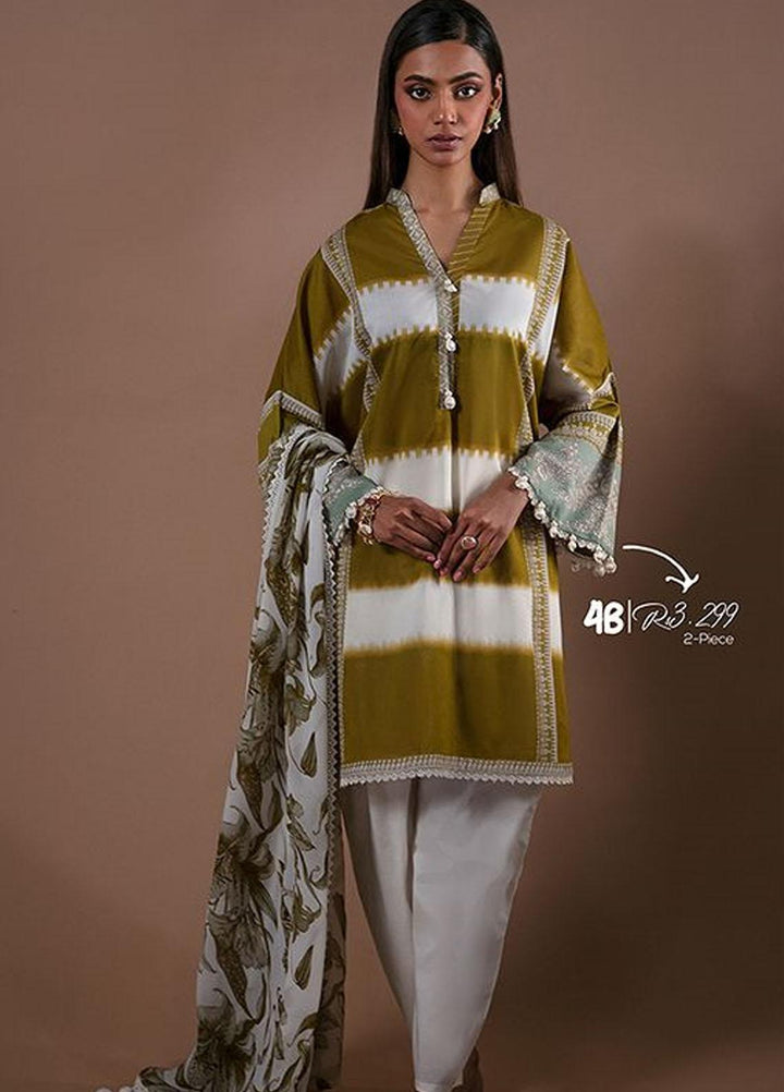 MAHAY by Sana Safinaz Embroidered Lawn Suits Unstitched 2 Piece SS23MH D-4B - Summer Collection