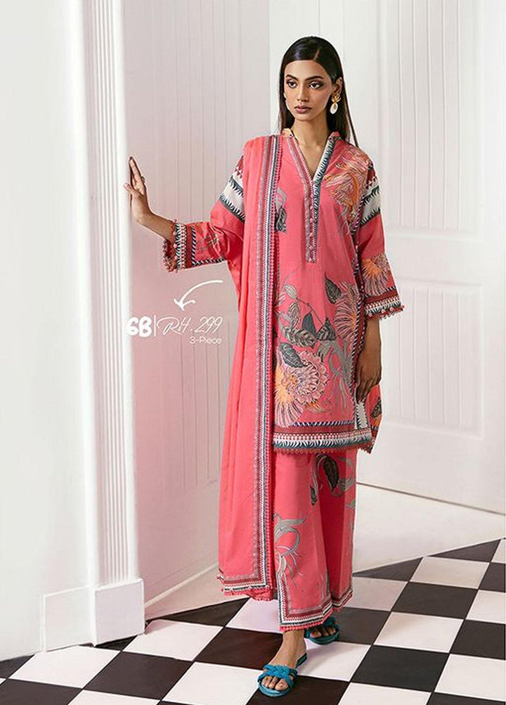MAHAY by Sana Safinaz Printed Lawn Suits Unstitched 3 Piece SS23MH D-6B - Summer Collection