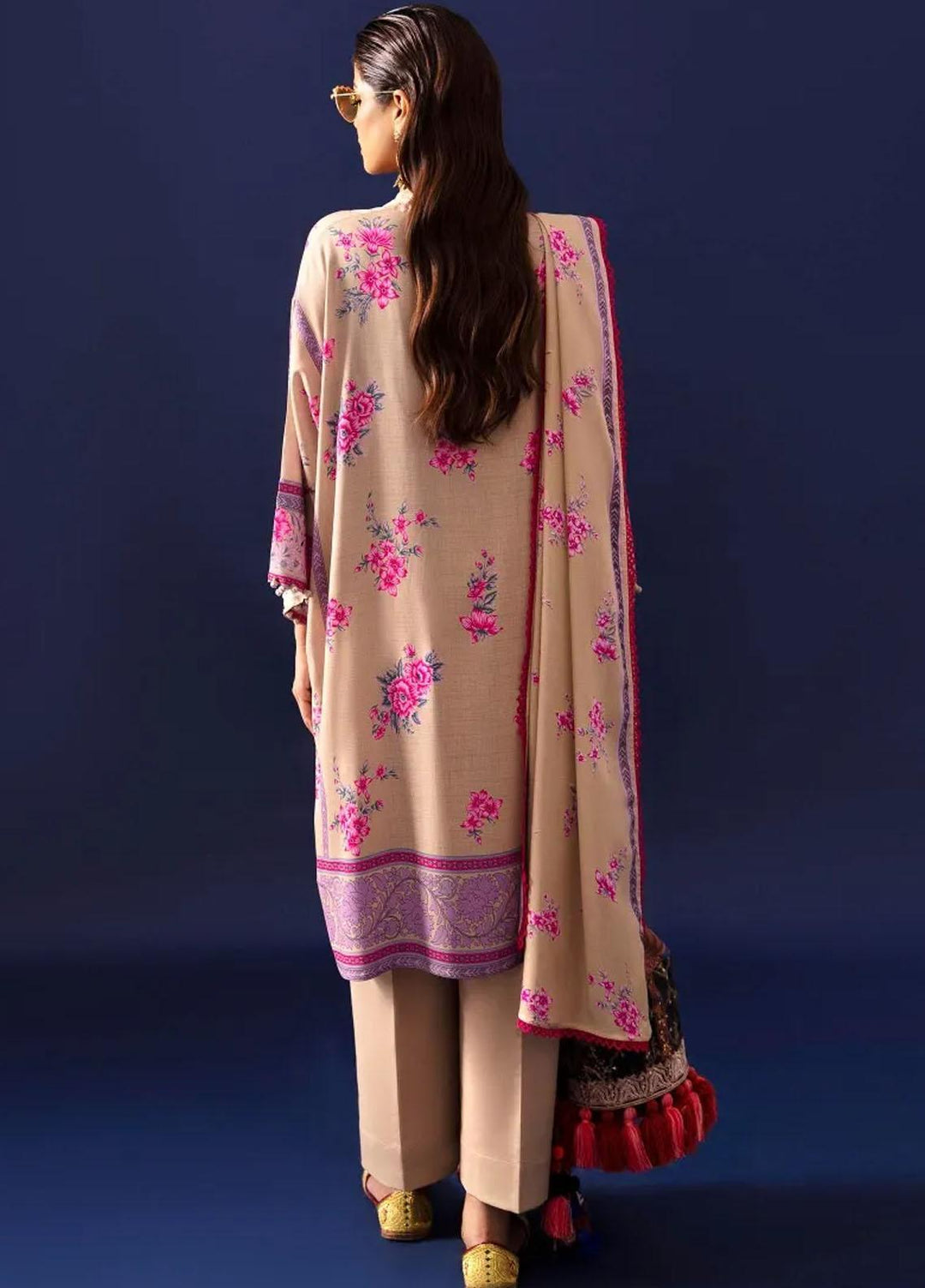 Mahay By Sana Safinaz Embroidered Linen Suits Unstitched 2 Piece SS23MHW 15A - Winter Collection