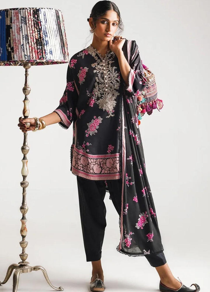 Mahay By Sana Safinaz Embroidered Linen Suits Unstitched 2 Piece SS23MHW 15B - Winter Collection