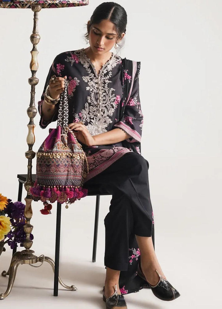 Mahay By Sana Safinaz Embroidered Linen Suits Unstitched 2 Piece SS23MHW 15B - Winter Collection