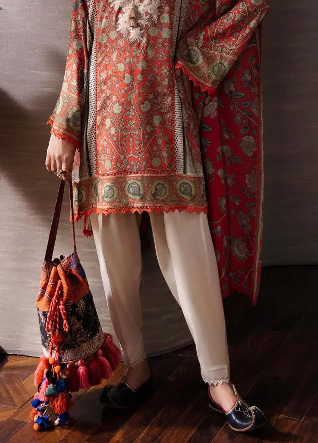 Mahay By Sana Safinaz Embroidered Linen Suits Unstitched 2 Piece SS23MHW 17B - Winter Collection