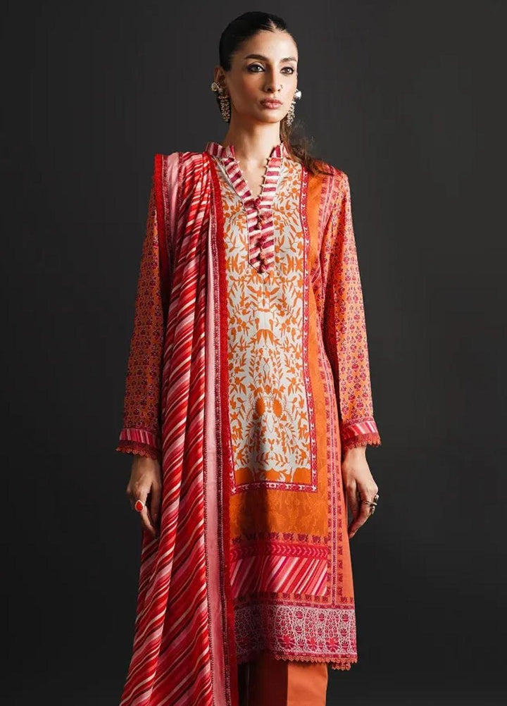 Mahay By Sana Safinaz Embroidered Linen Suits Unstitched 2 Piece SS23MHW 18A - Winter Collection