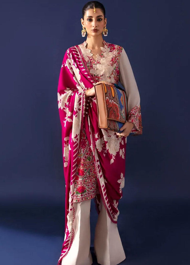 Mahay By Sana Safinaz Embroidered Linen Suits Unstitched 2 Piece SS23MHW 19A - Winter Collection