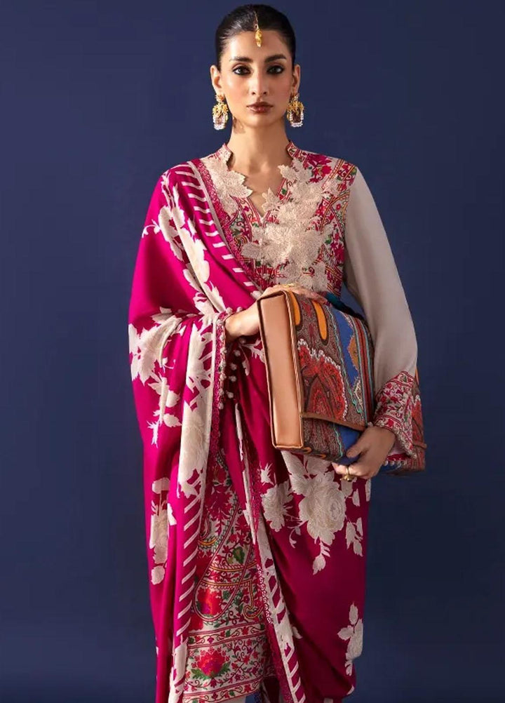 Mahay By Sana Safinaz Embroidered Linen Suits Unstitched 2 Piece SS23MHW 19A - Winter Collection