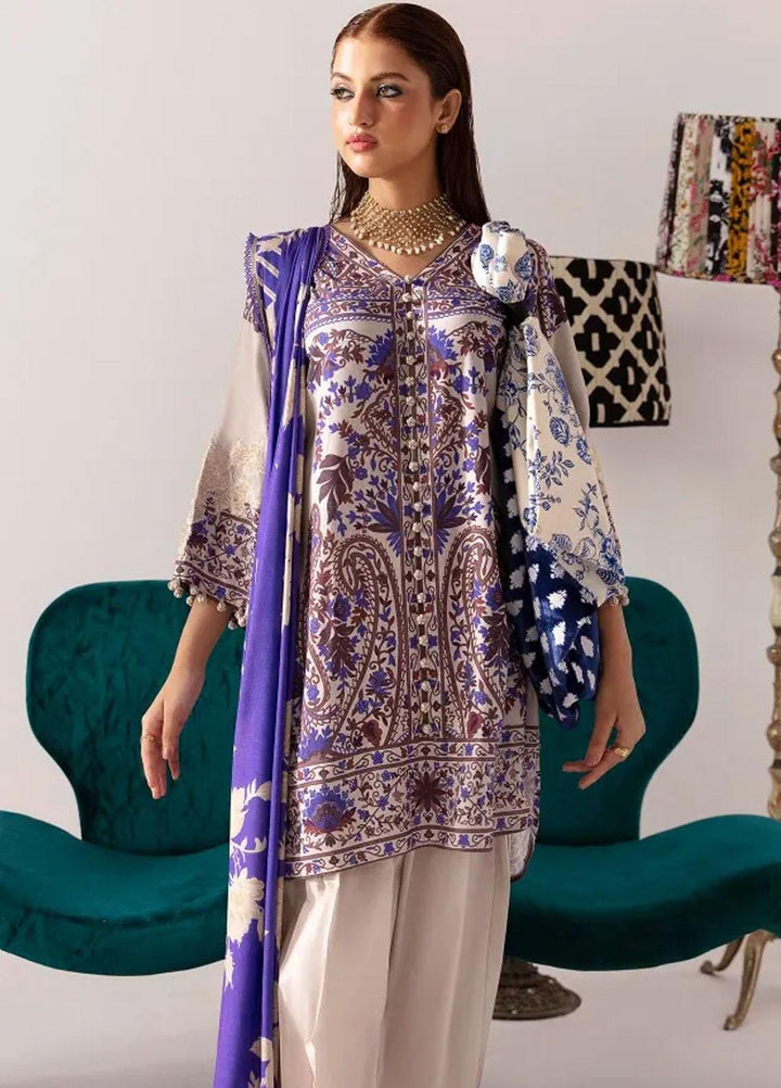 Mahay By Sana Safinaz Embroidered Linen Suits Unstitched 2 Piece SS23MHW 19B - Winter Collection