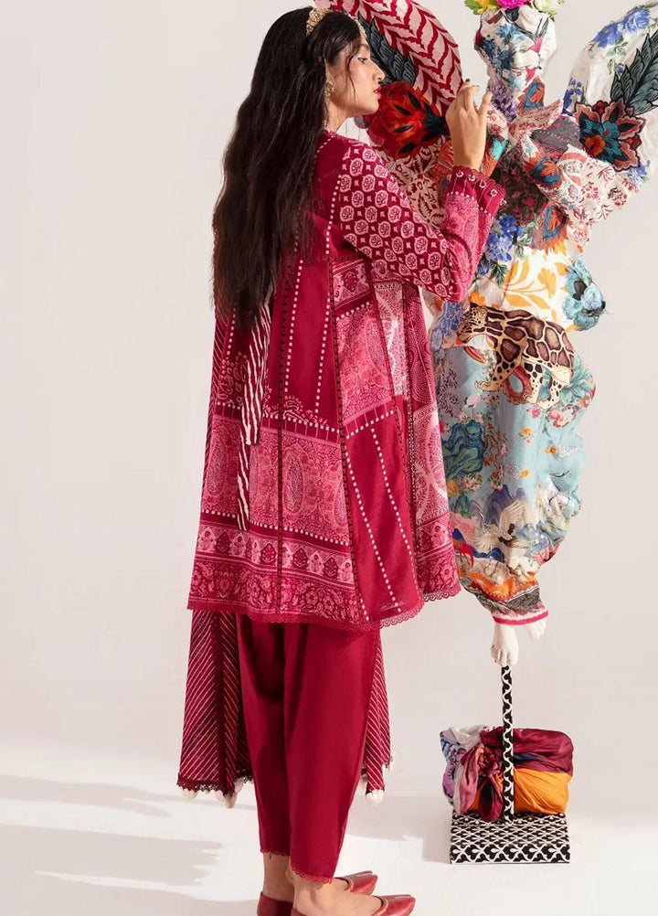 Mahay By Sana Safinaz Embroidered Slub Suits Unstitched 2 Piece SS23MHW 1B - Winter Collection
