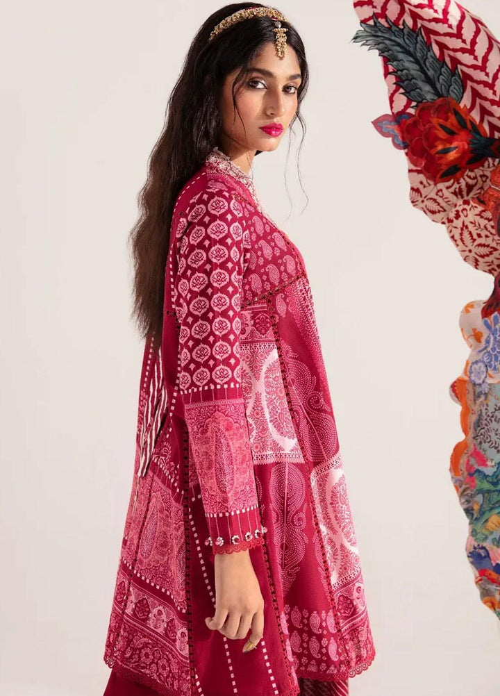 Mahay By Sana Safinaz Embroidered Slub Suits Unstitched 2 Piece SS23MHW 1B - Winter Collection