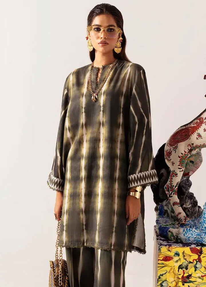 Mahay By Sana Safinaz Printed Linen Suits Unstitched 2 Piece SS23MHW 21A - Winter Collection
