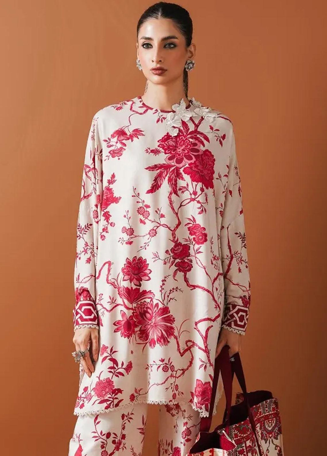 Mahay By Sana Safinaz Embroidered Linen Suits Unstitched 2 Piece SS23MHW 23A - Winter Collection